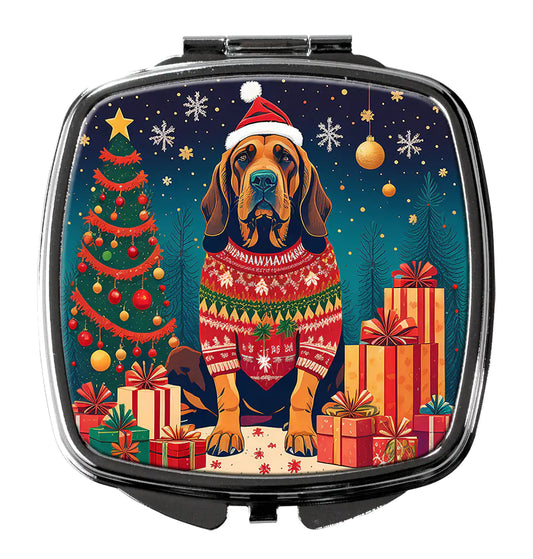 Bloodhound Christmas Compact Mirror