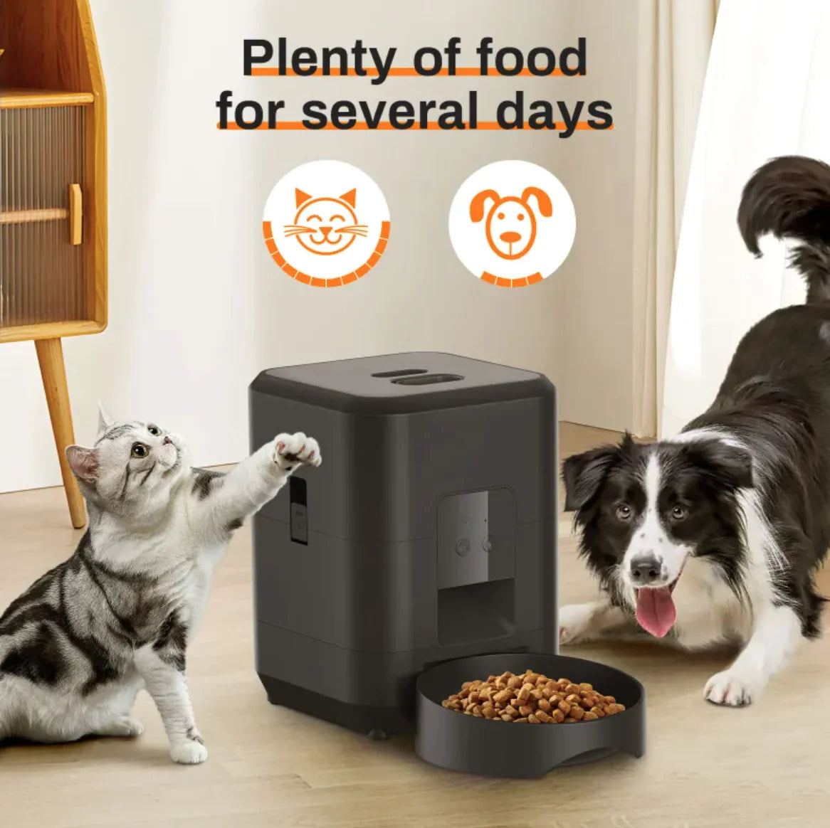 Intelligent Remote-Controlled Automatic Pet Feeder with Timed and Quantitative Feeding