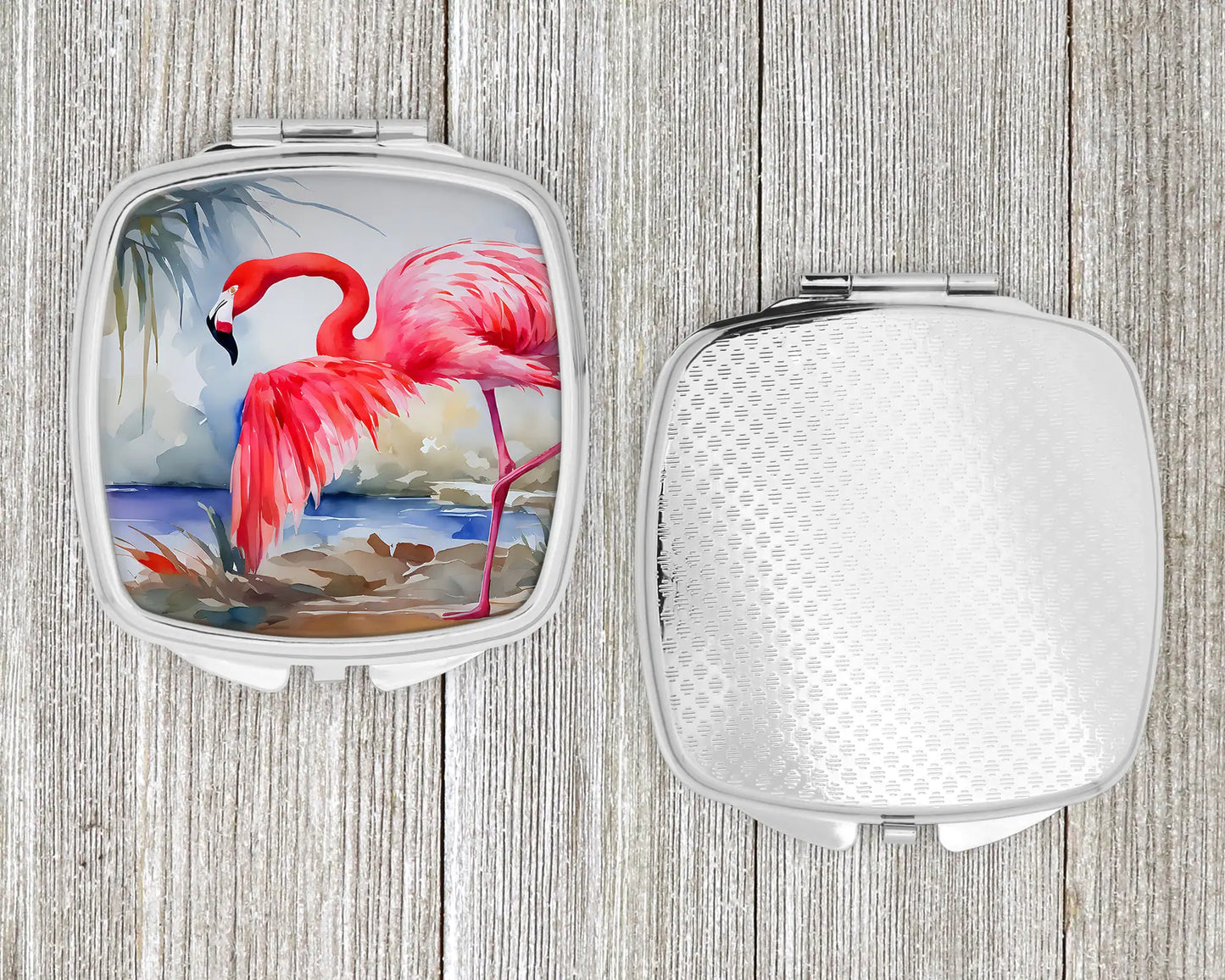 Flamingo Compact Mirror